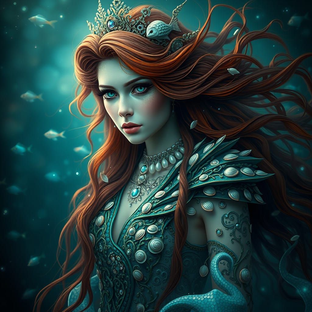 Surreal Ocean Goddess Reigns Supreme in Dreamy Underwater Re...