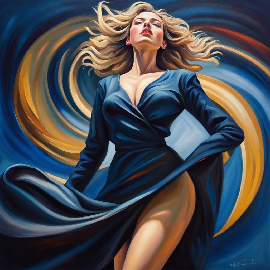 Surreal Mercedes in an Impossible Curve