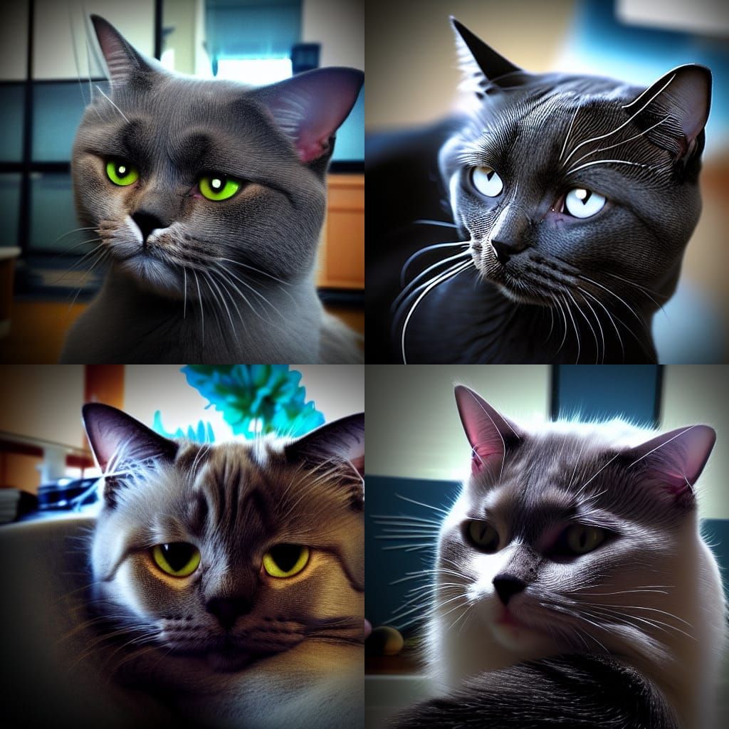 Master Cat: An AI Interpretation