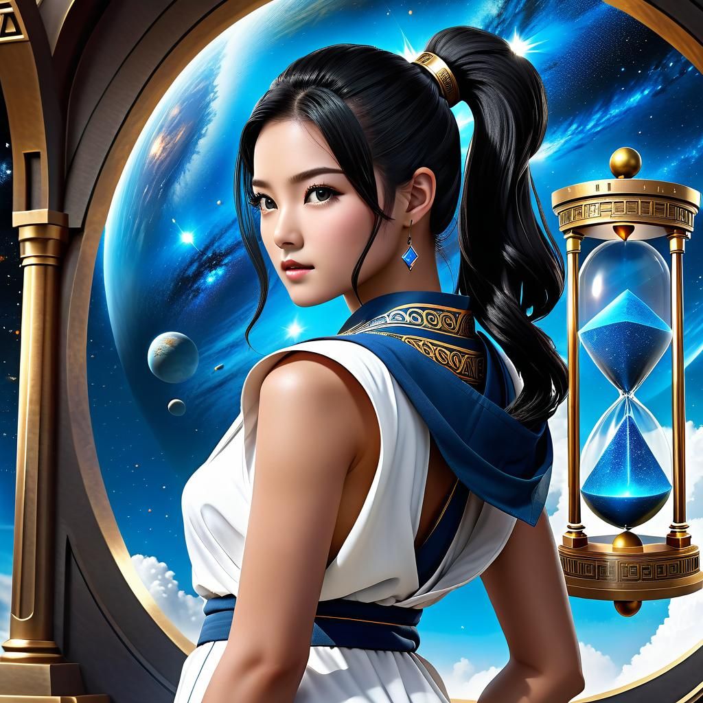 Titaness Kitana Watches Over Space-Time