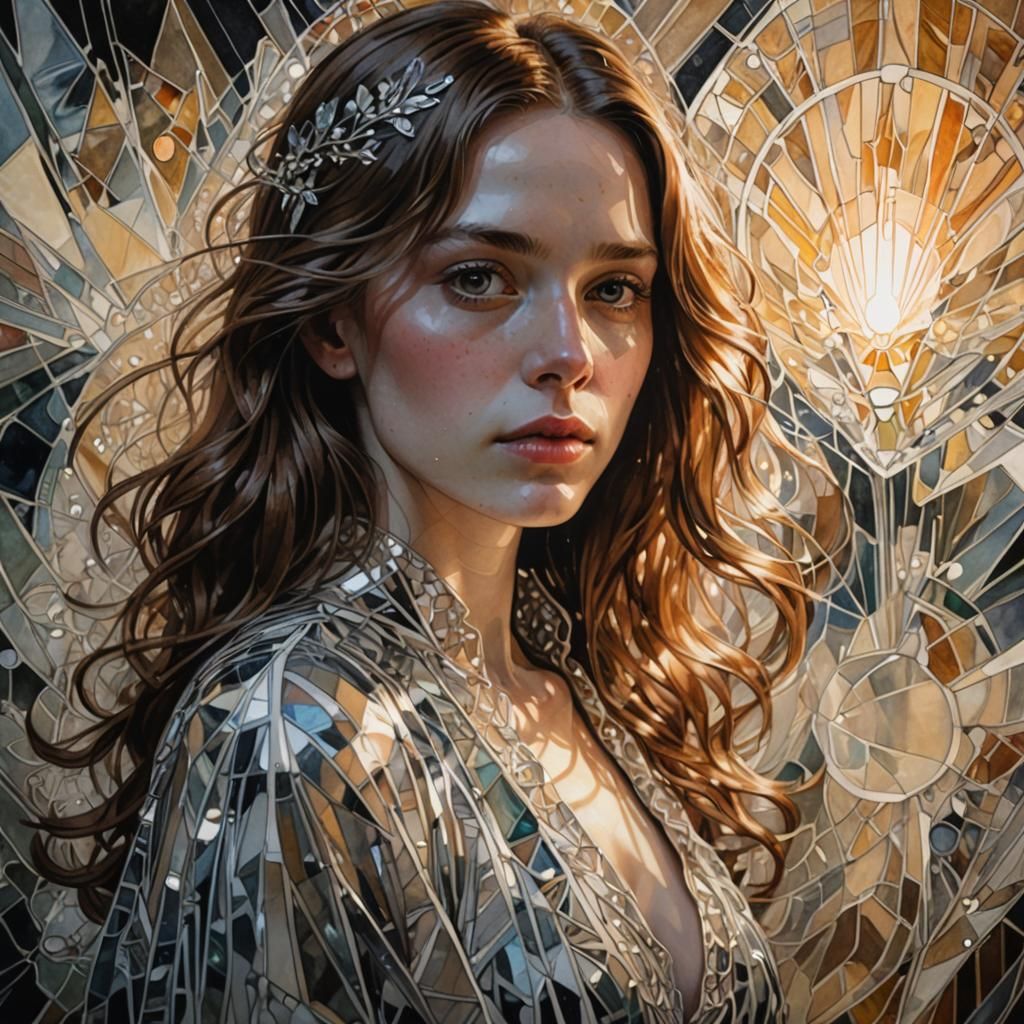 Stunning Portrait in Mixed Underground Comic Styles