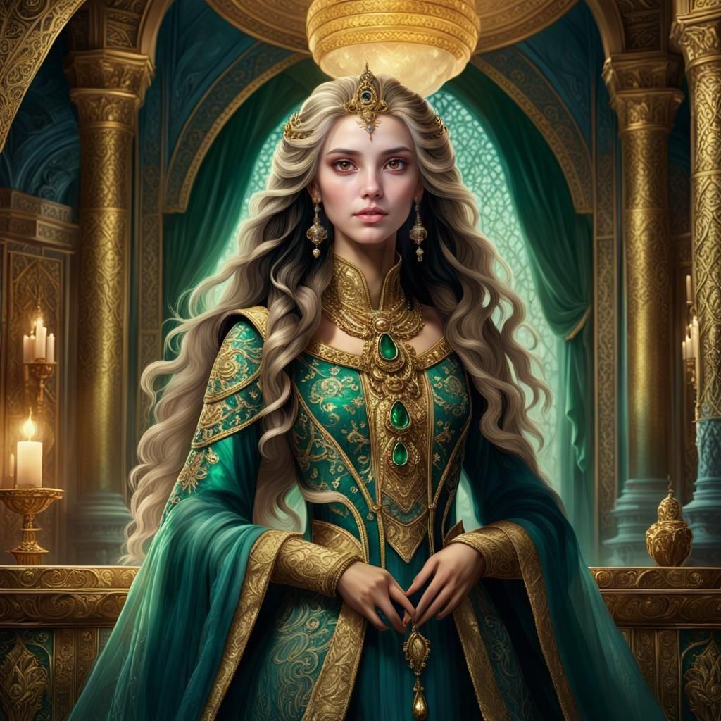 Fantasy Portrait of a Petite Noble Woman