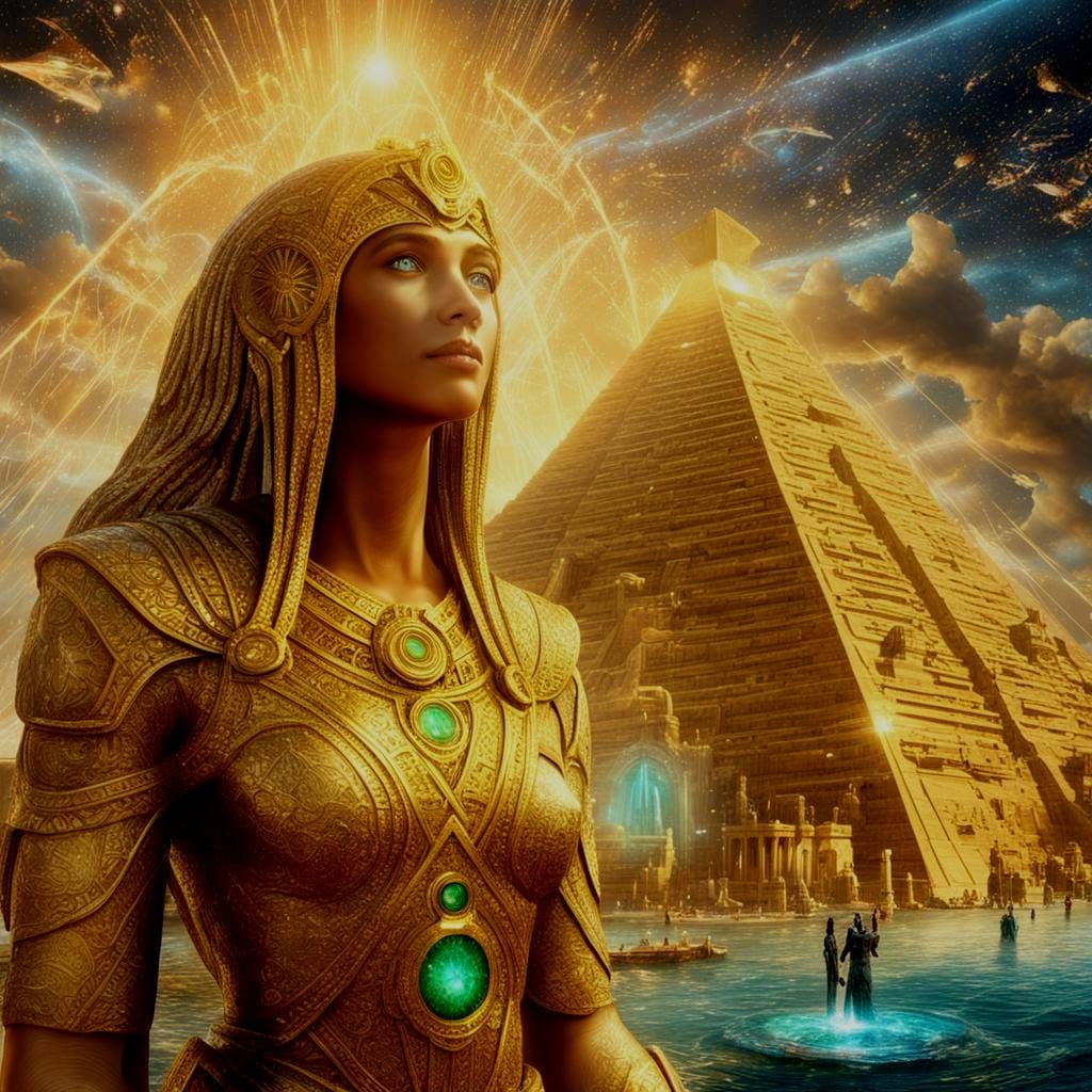 Atlantis Golden Age Emerald Pyramid Temple of Healing