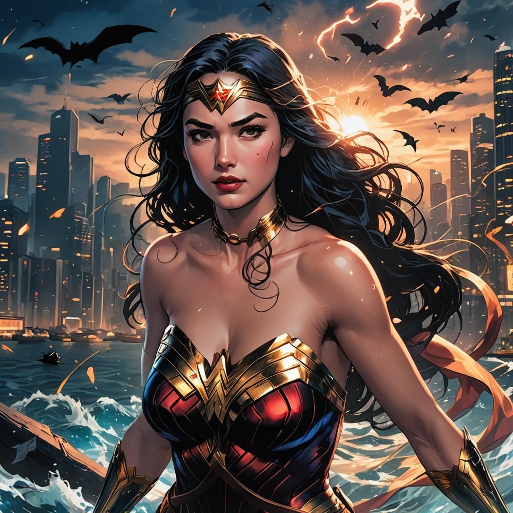 Wonder Woman in Hong Kong: Manga Art