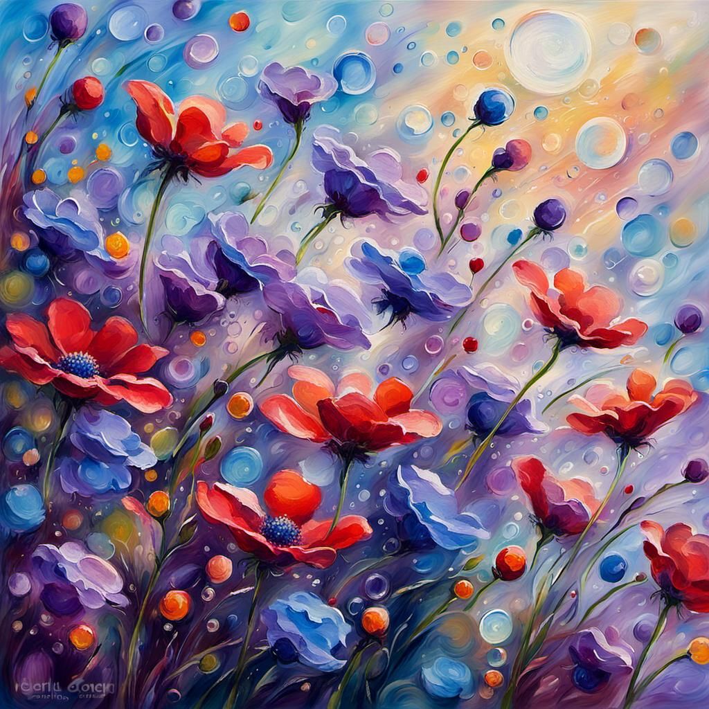 Impressionist Blooms in Soft Focus