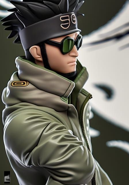 Realistic Shino Aburame Portrait on ArtStation