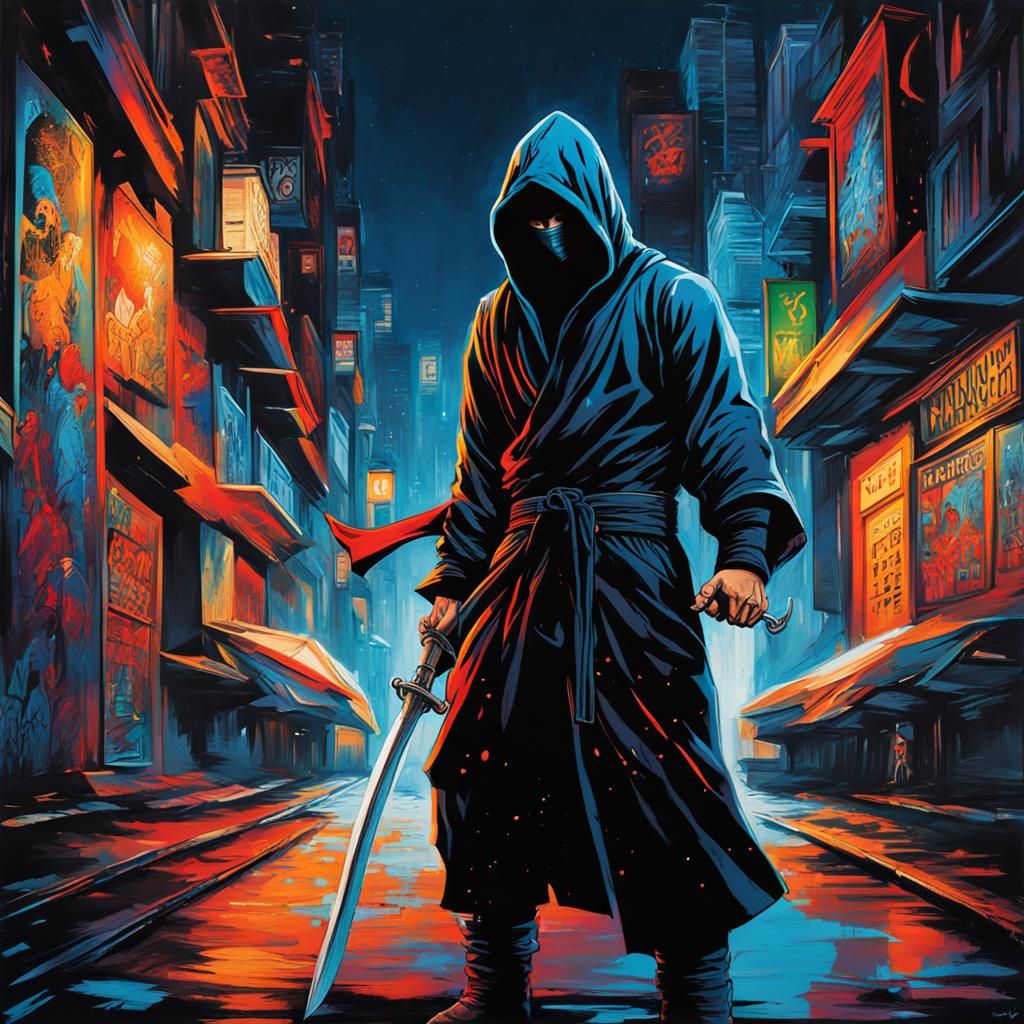 Ninja Assassin Conjuring Trading Portal, Graffiti Art