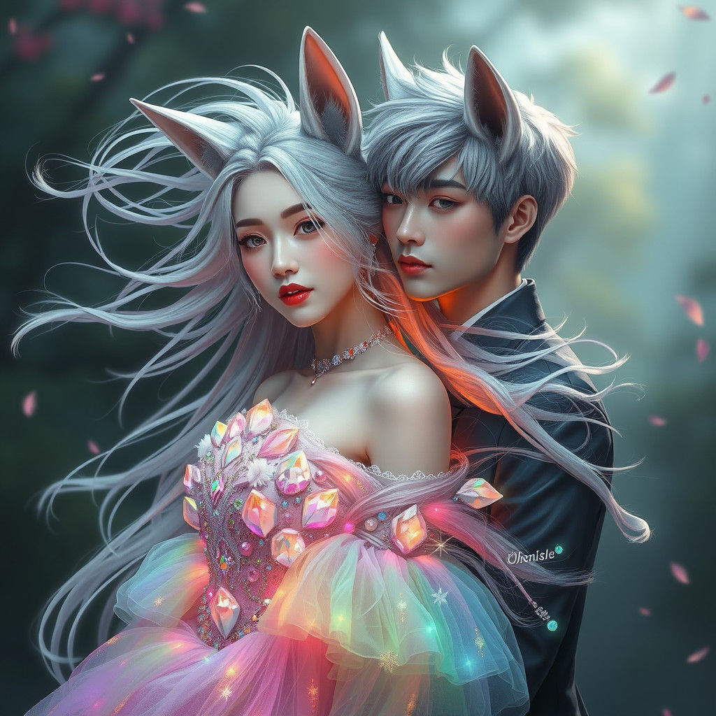 Ethereal Korean Vampire Queen Fantasy Art