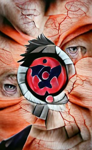 Sharingan Ninja of the Uchiha Clan: Digital Art