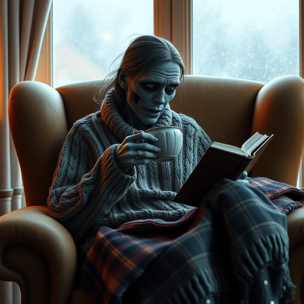 After Spooky Season Has Ended, Zombies Snuggle in For a Litt...