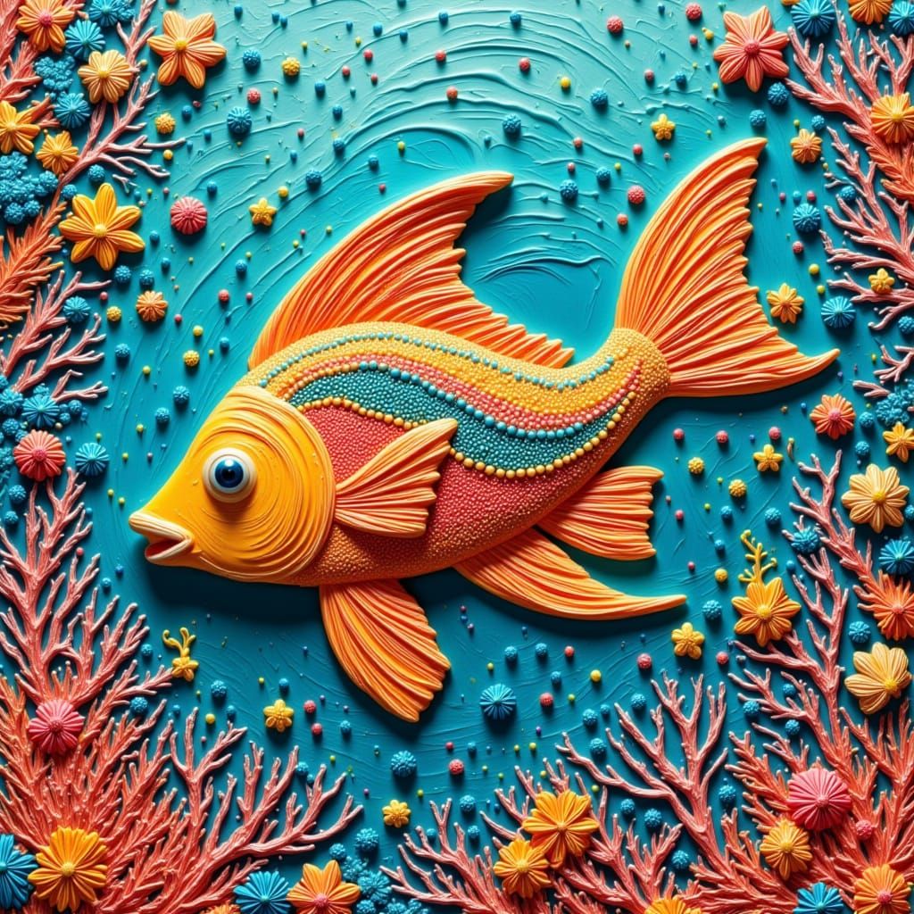 fish swimming through a coral reef