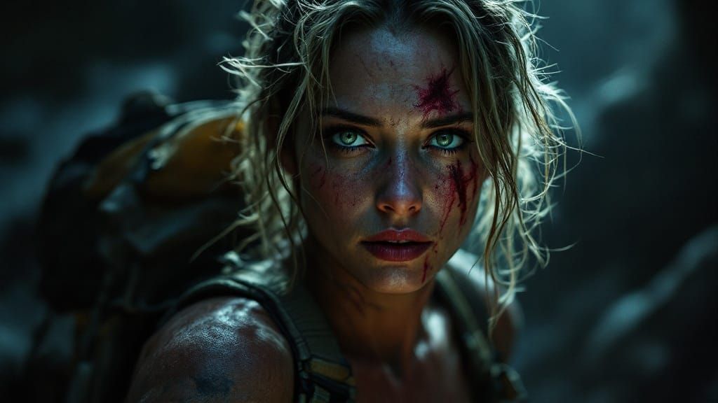 Gritty Thriller Mother, Shot on 35mm Film, with High Contras...