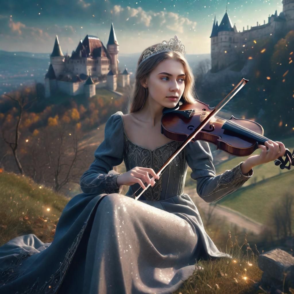 Slavic Princess Violin Fairytale in 4K