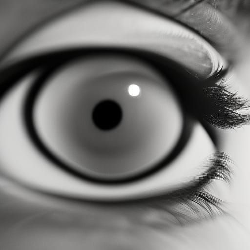 Reflective Eye: Hyper Close-Up Emotional Portrait