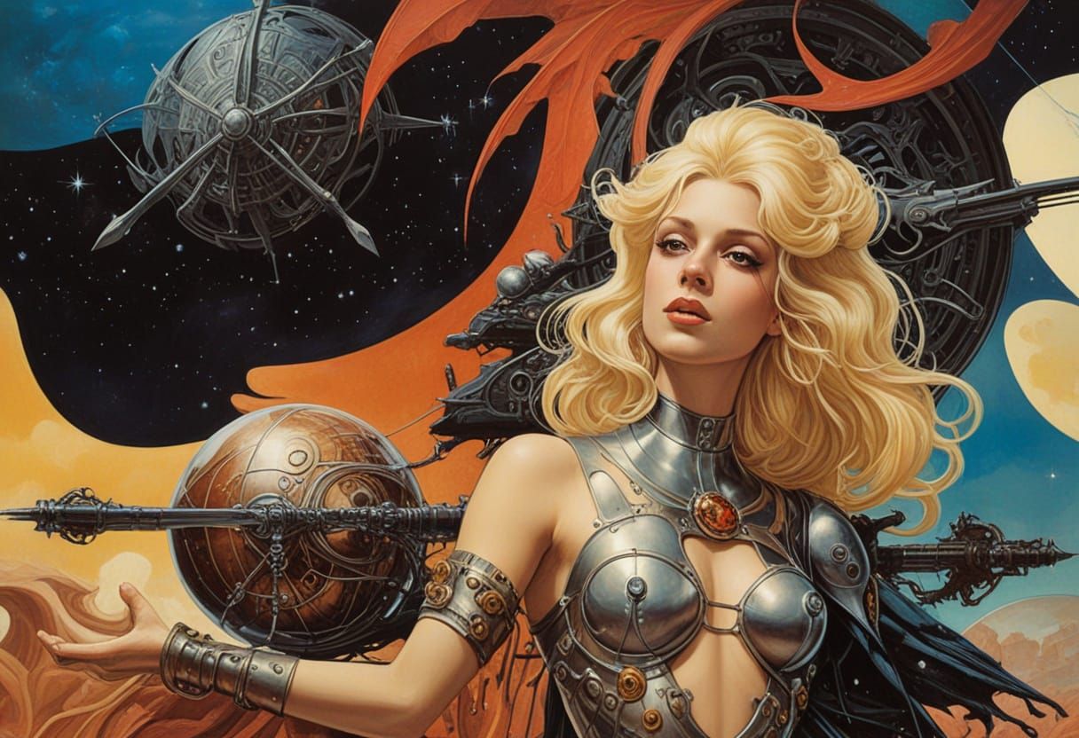 Barbarella, Space Queen of Art Nouveau Dreams