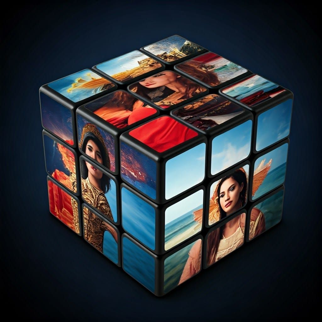 Dreamlike Rubik's Cube with International Models