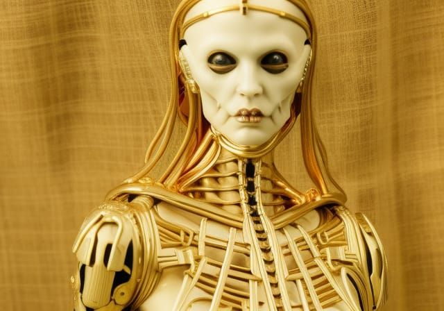 Cyborg Baphomet Gnostic Mass in Renaissance Style