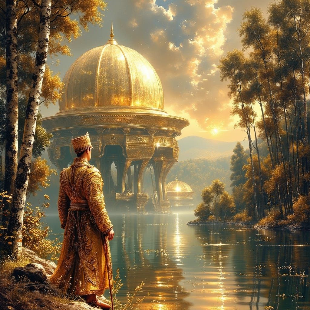 Kubla Khan Decrees Majestic Pleasure-Dome in Exquisite Flux