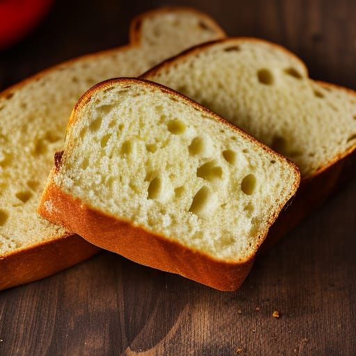 Buttered Bread in Hyperdetailed Splash Art