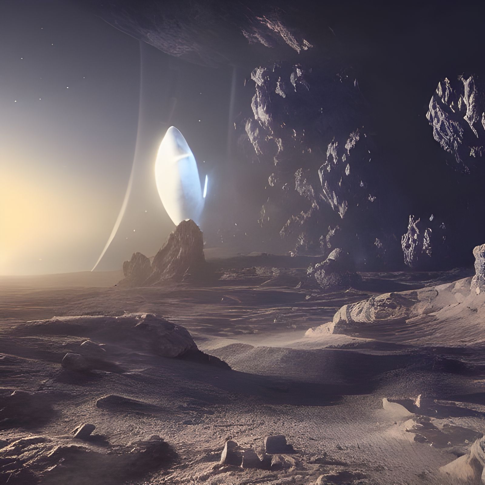 beautiful alien planet