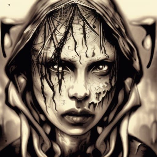 Horrific Scene in the Style of Gustave Doré