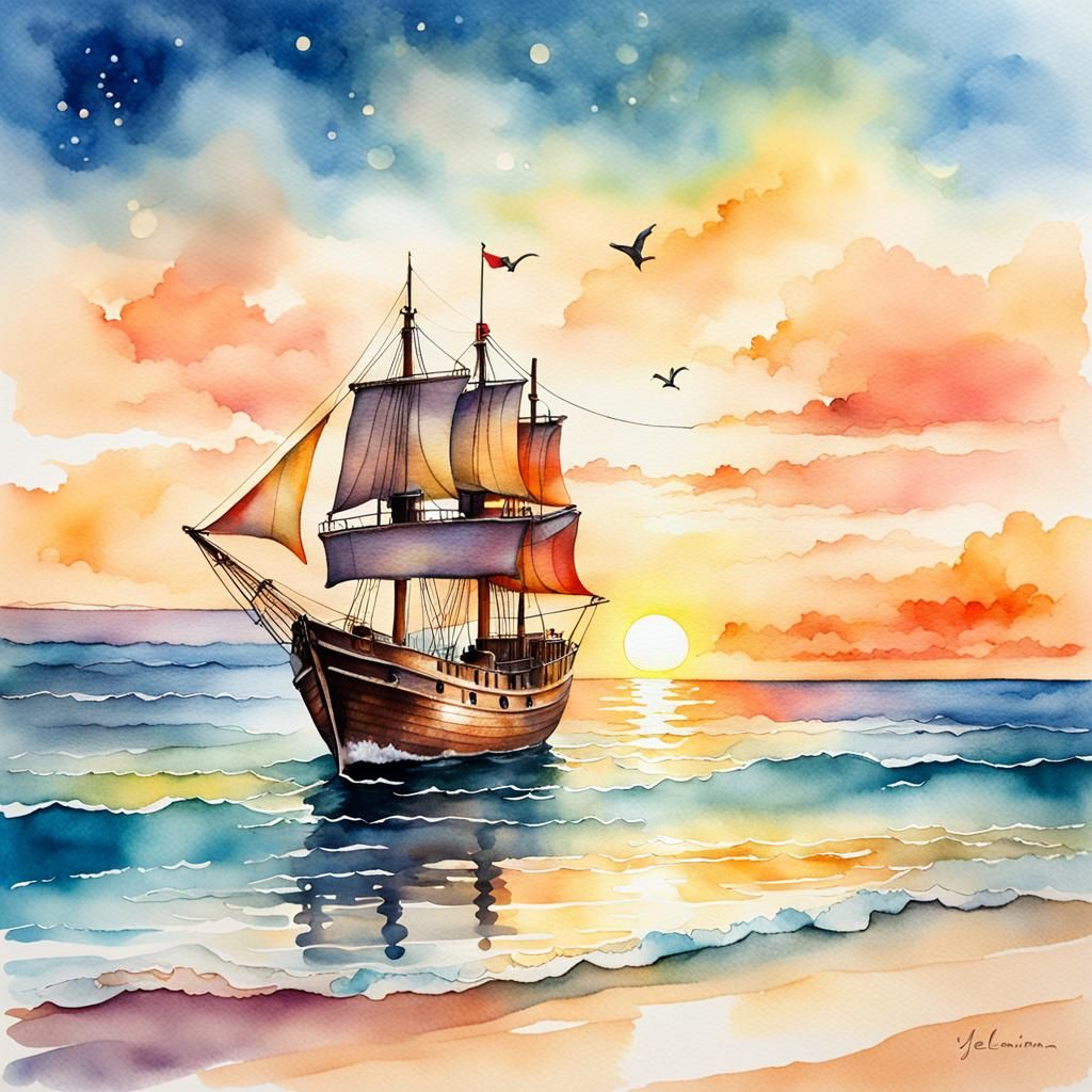 Sailing to the horizon