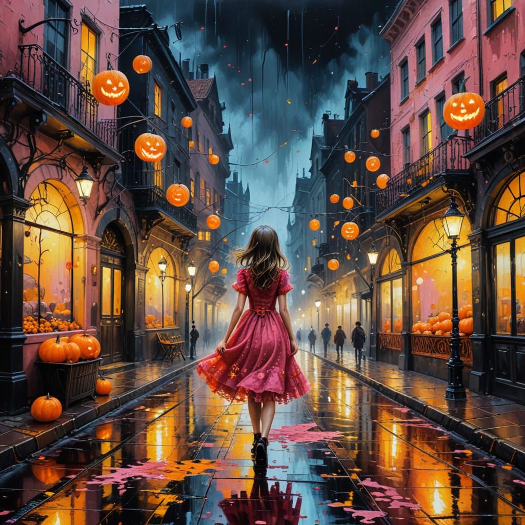 Klimt Crochet Steampunk Halloween Night