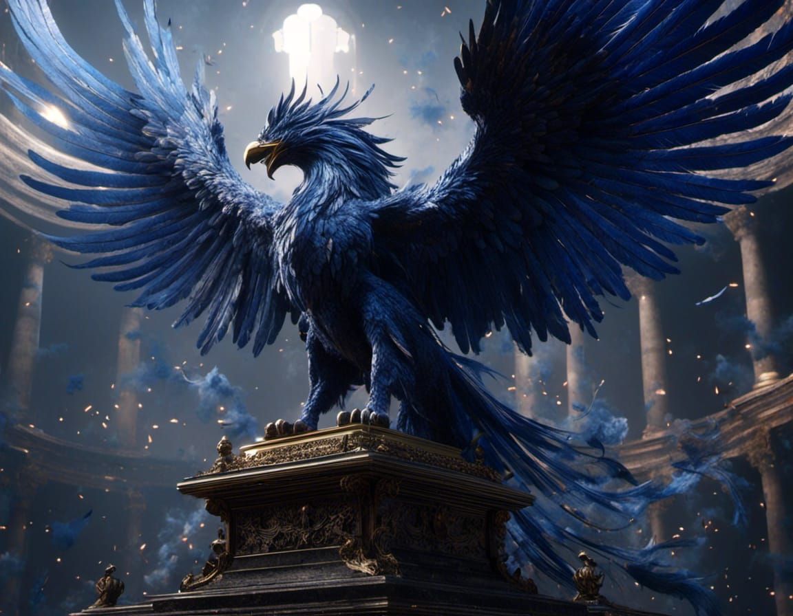 Lapis Lazuli Griffin in Final Fantasy Style