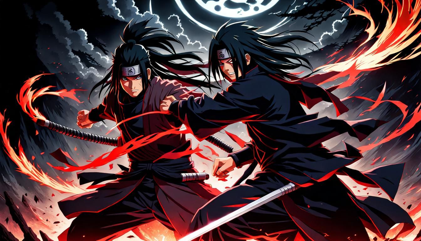 Epic Anime Battle: Madara vs Itachi Showdown