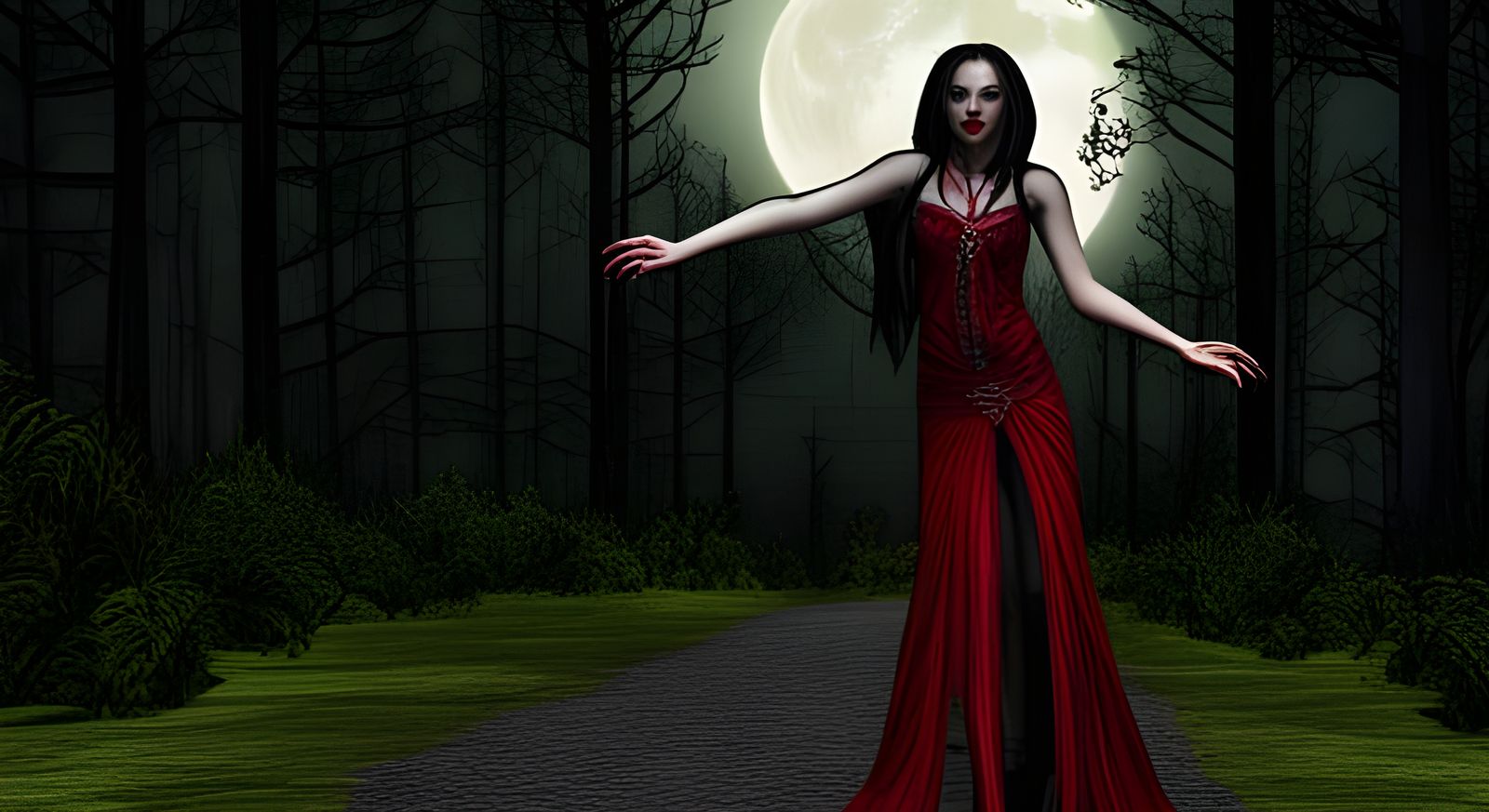 Friendly Vampire needs a hug.