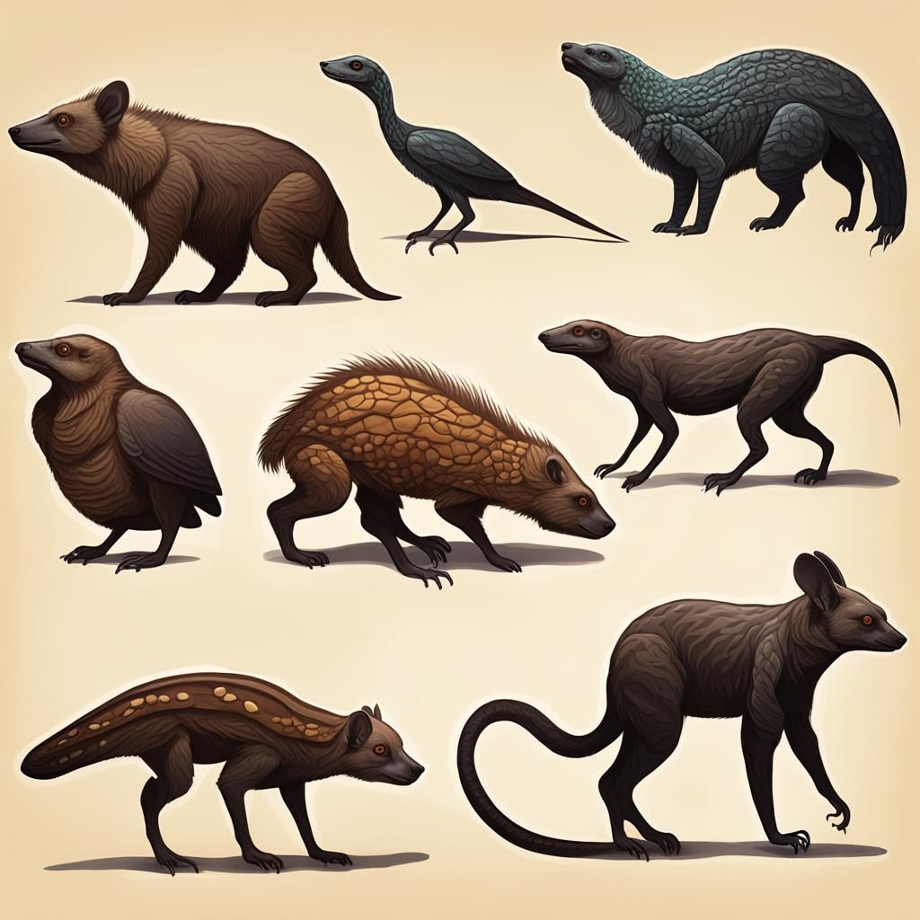 Alien Exoplanet: Speculative Xenobiology Concept Art