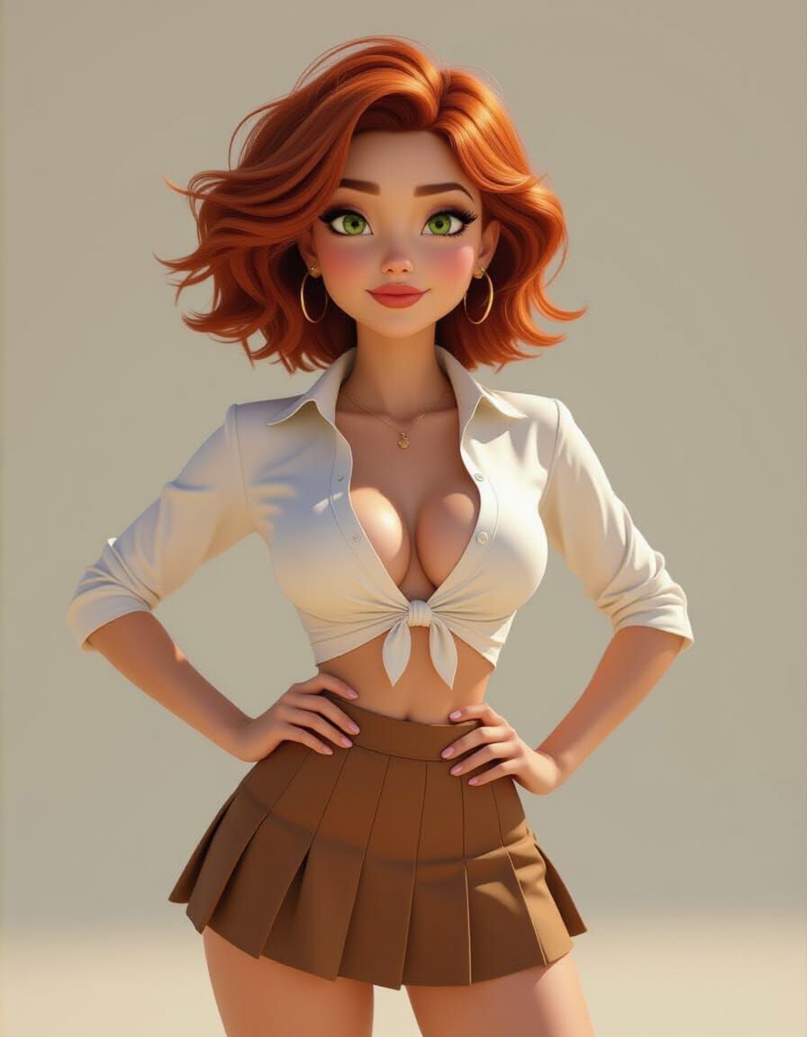 Latina Goddess in Cyberpunk Bavarian Festival