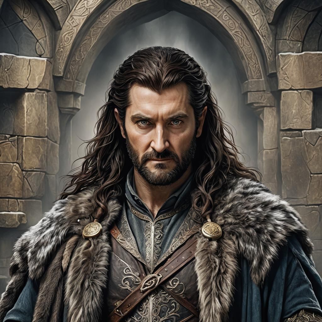 Epic Fantasy Portrait of Mountain King