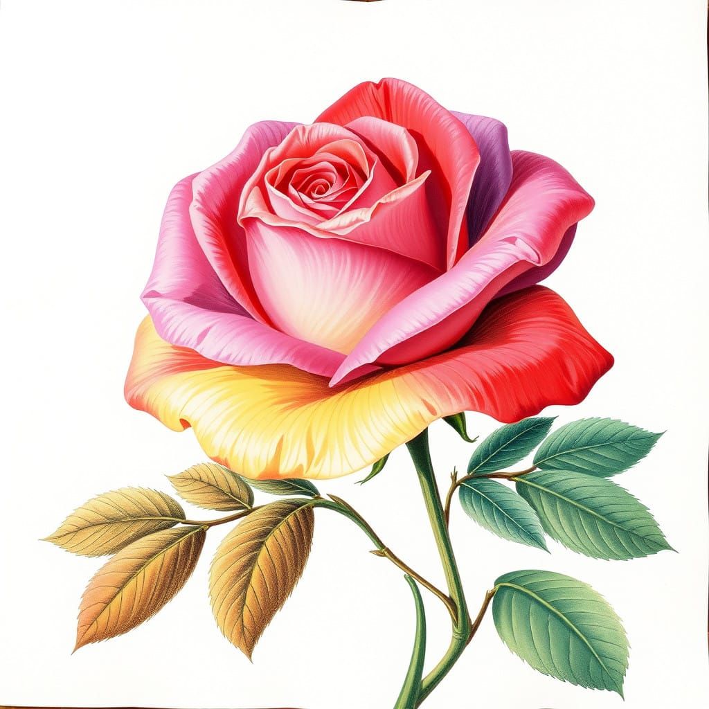 Botanical Art in the Style of Redoute