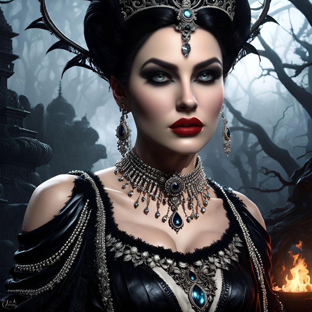 Witch, Lady Odrena Nimue The Malicious Of Midnight Red Realm