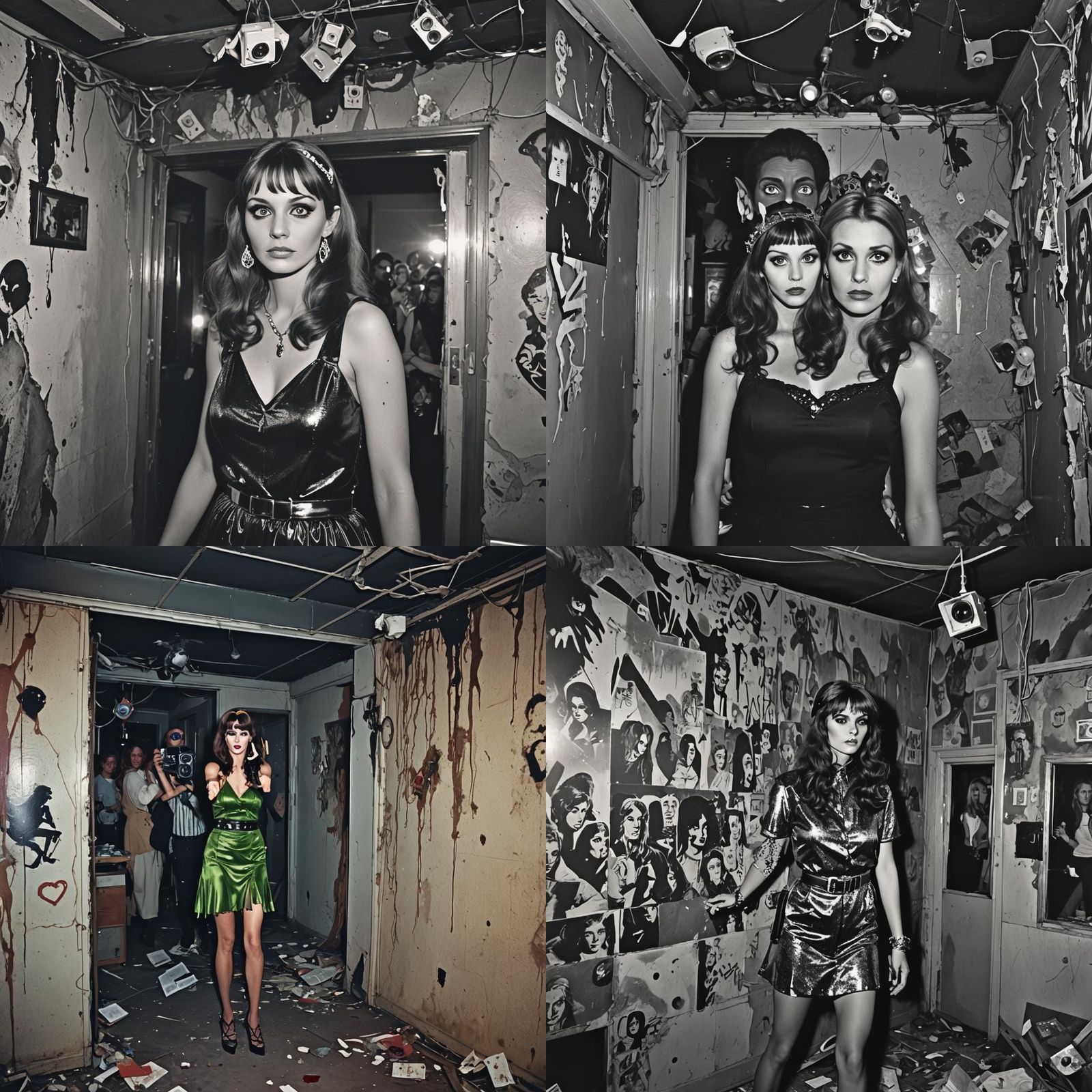 Abandoned Crime Scene with Vegas Party Vibes