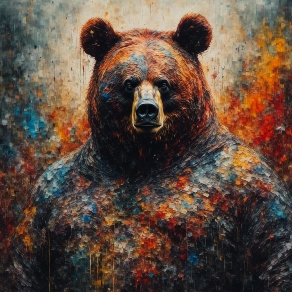 Intricate Microphotograph Portrait Revealing Melancholy