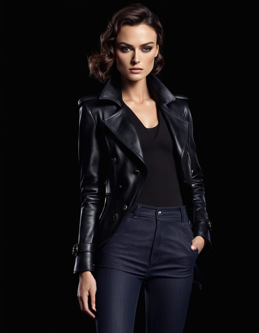 Alicia Franciscus in Dark Gothic Elegance