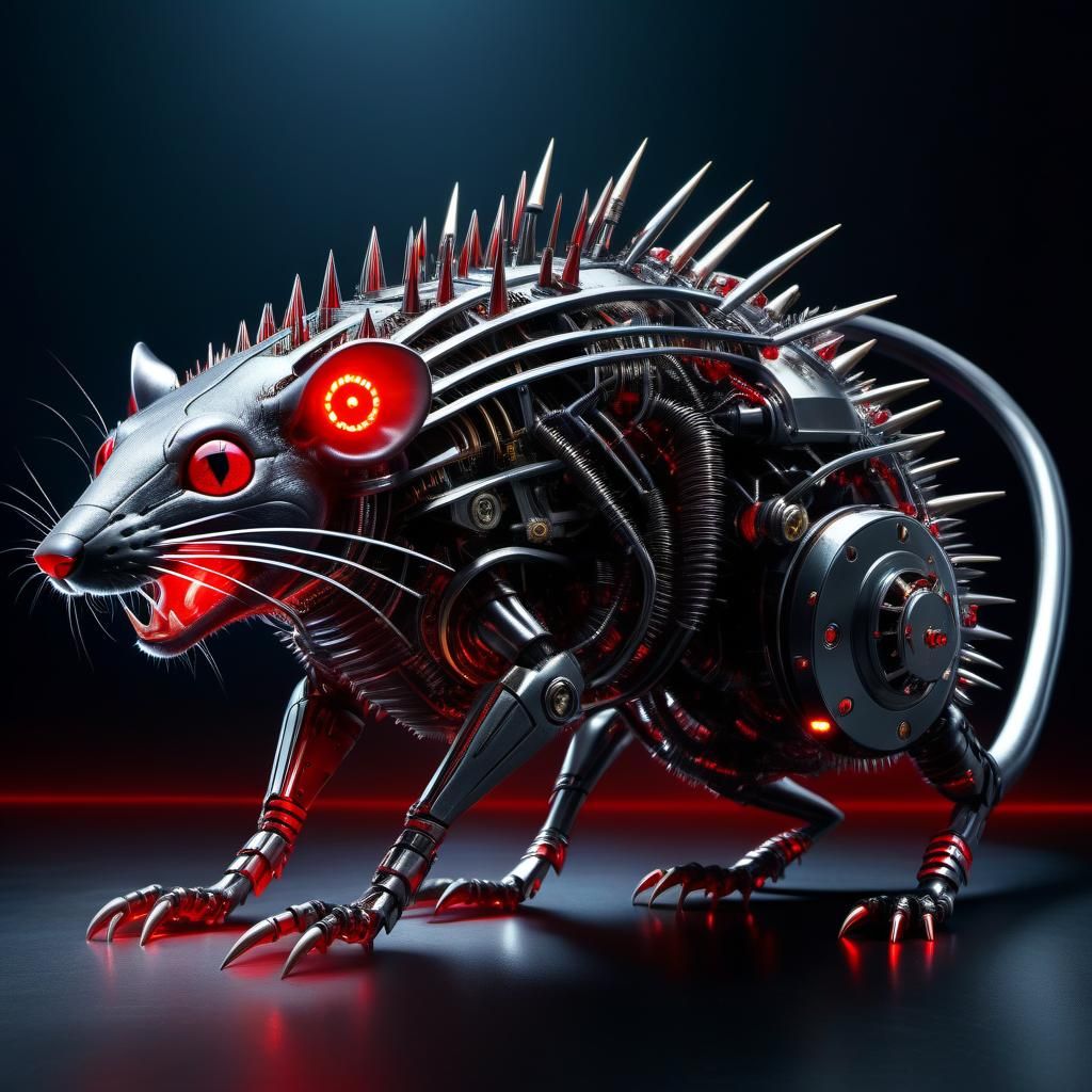 Biopunk Rat of the Future: A Cybernetic Horror
