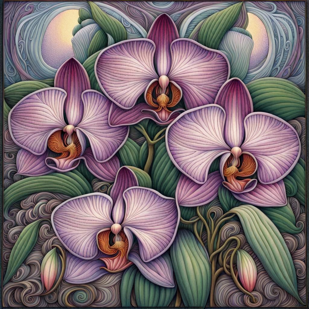Orchids in Visionary Style