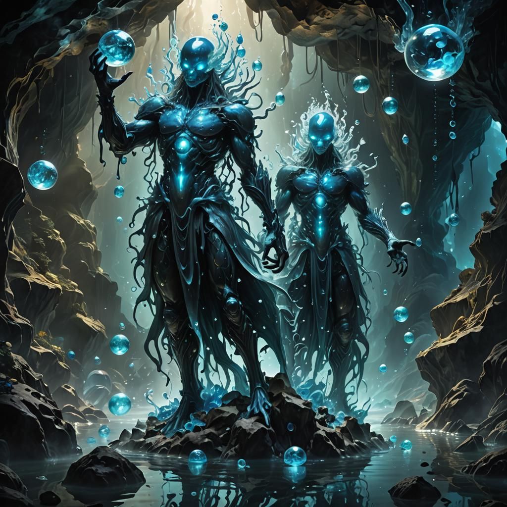 Tribal Centaur Warrior in Bioluminescent RPG World