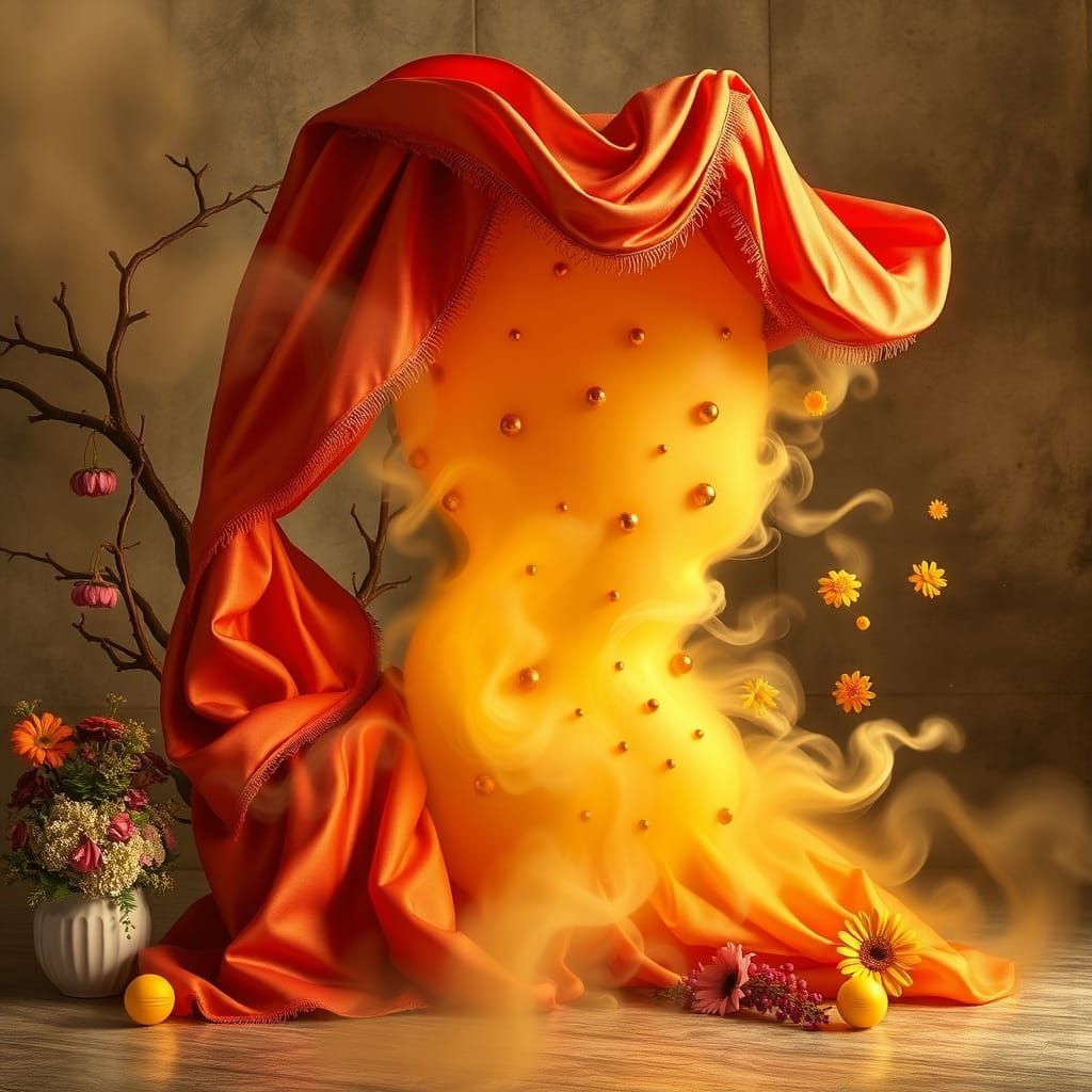 Surrealist Dreamscapes: Swirling Butterflies Merge into a Gl...