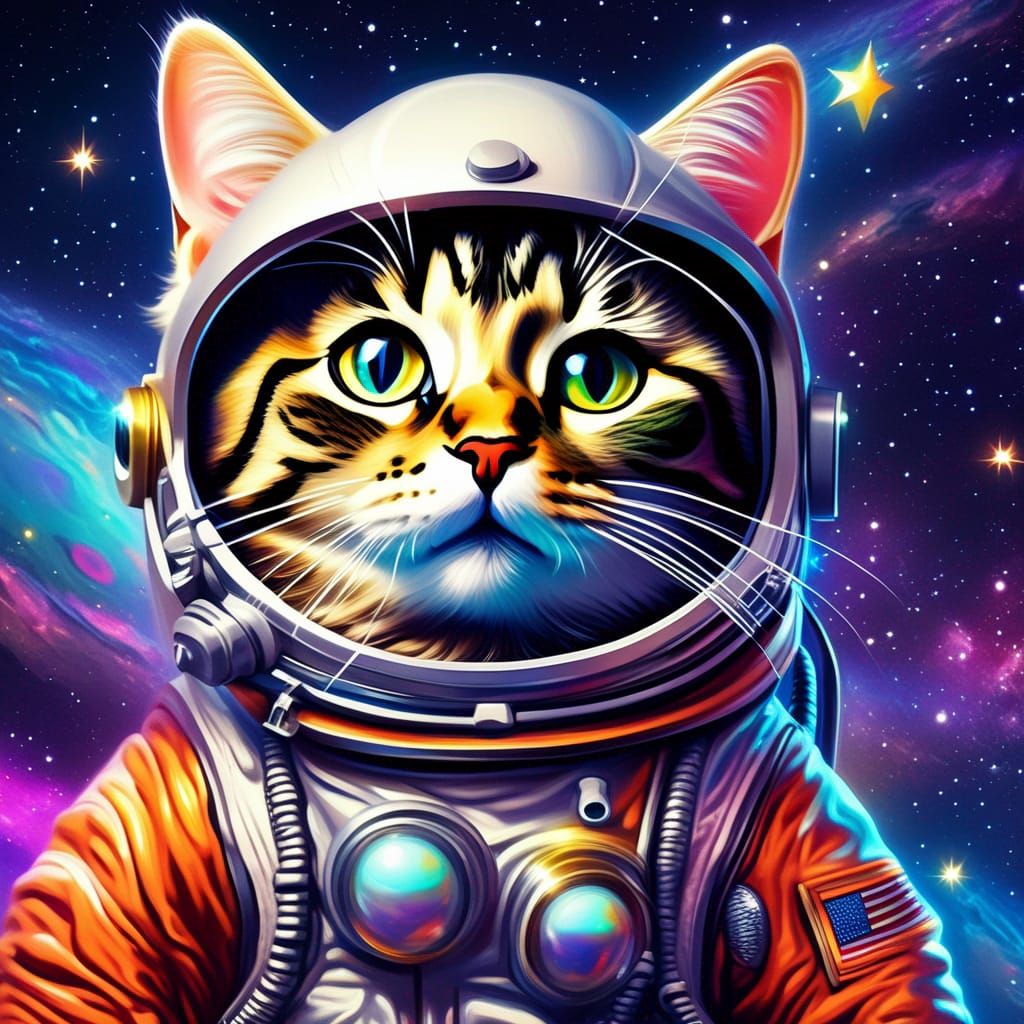 A cat-ronaut 🚀