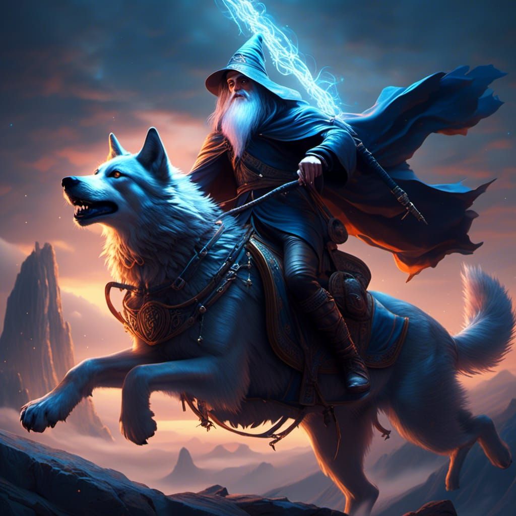 Wolf Riding Wizard Sephardic
