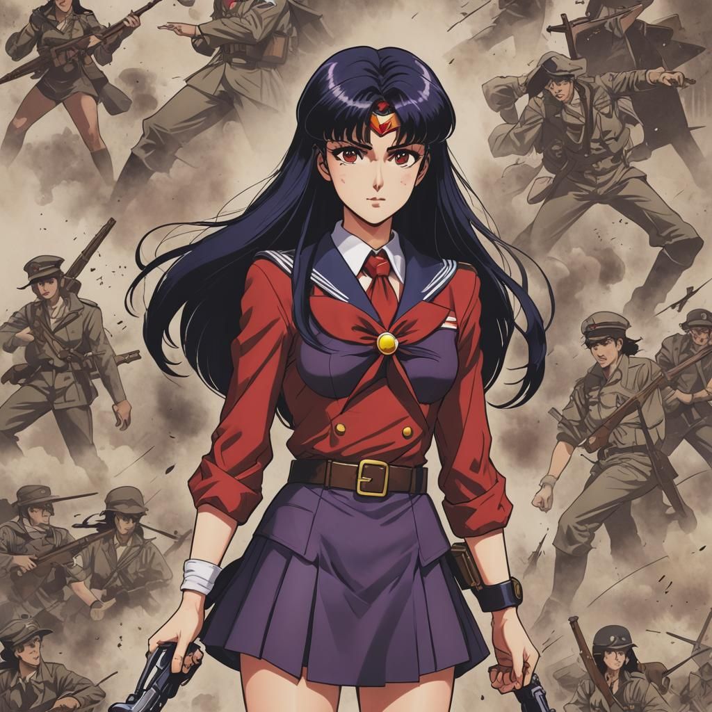 Sailor Mars in World War II Scenario