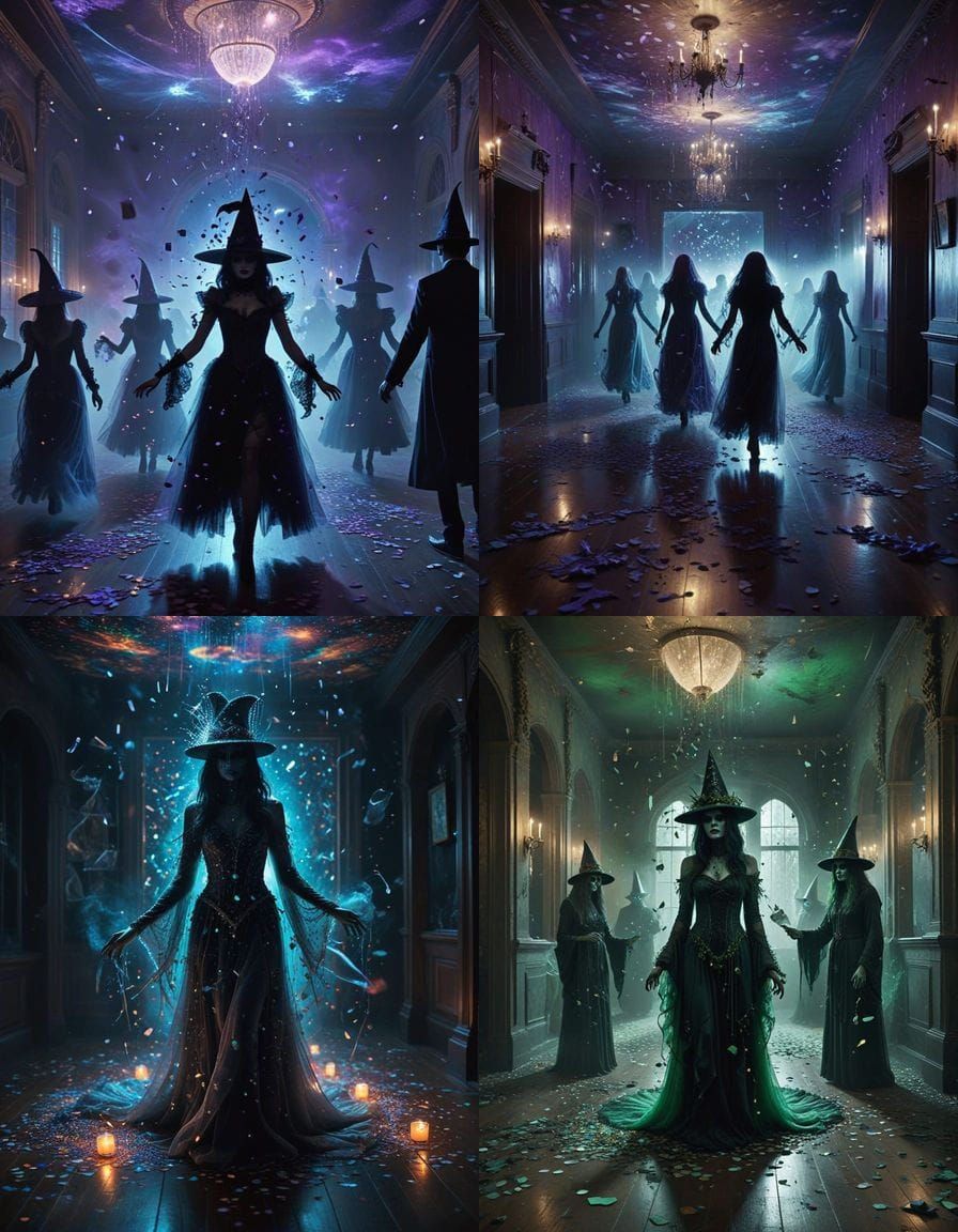 Spooky New Year 2026 Dance Party with Ghosts