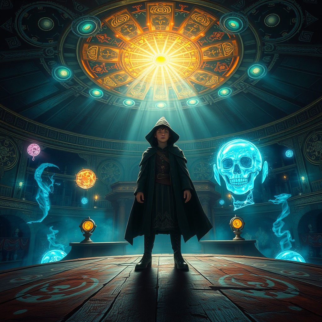 Wizard Apprentice in Mystical Circus Arena