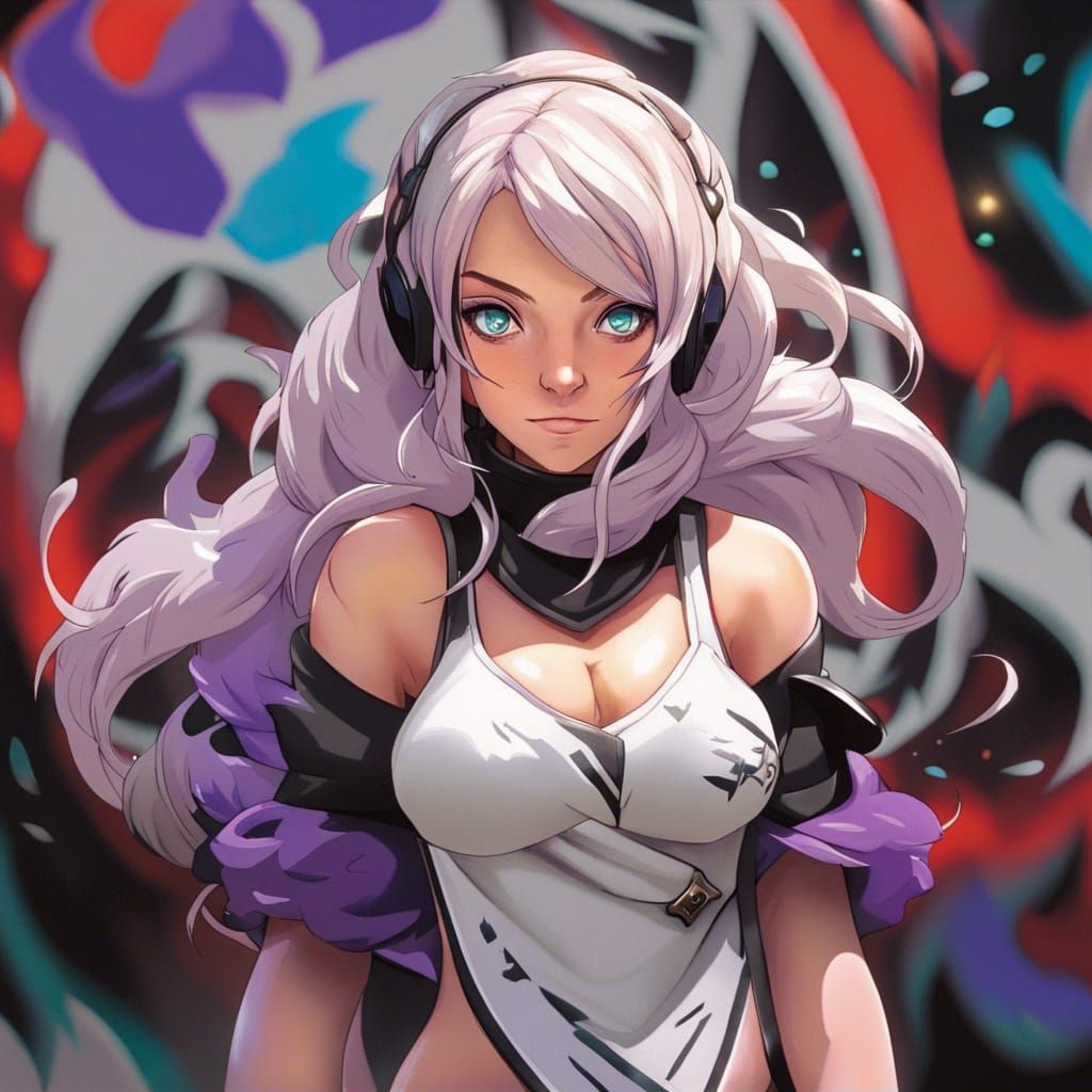 Camilla from Fire Emblem Fates in Graffiti Art