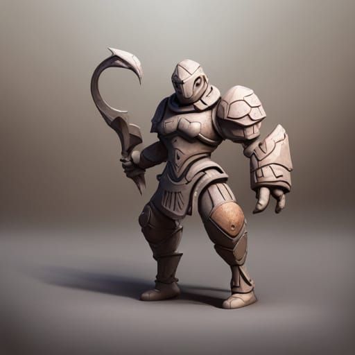 Elegant Sand Golem Master of Martial Arts