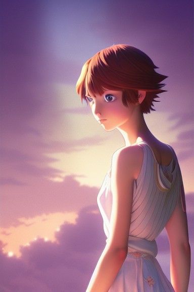 Pixie Princess in Anime Key Visual Style